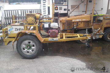 10 Kn , TMI cable recovery winch on trailer , 13hp honda , hyd guide for rope