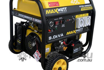 MACFARLANE - 9kVA Maxwatt Petrol Generator Electric Start 2 Wire Auto Start
