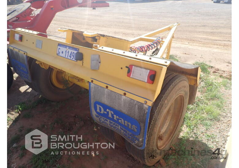 Buy Used 1998 EVERTRANS SINGLE AXLE CONVERTER DOLLY Dolly Trailer