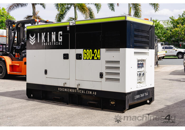 caption TOMAHAWK 80KVA CUMMINS GENERATOR