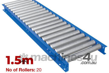 450mm Wide Gravity Conveyor with Steel Rollers 1.5m Long (CGR081)