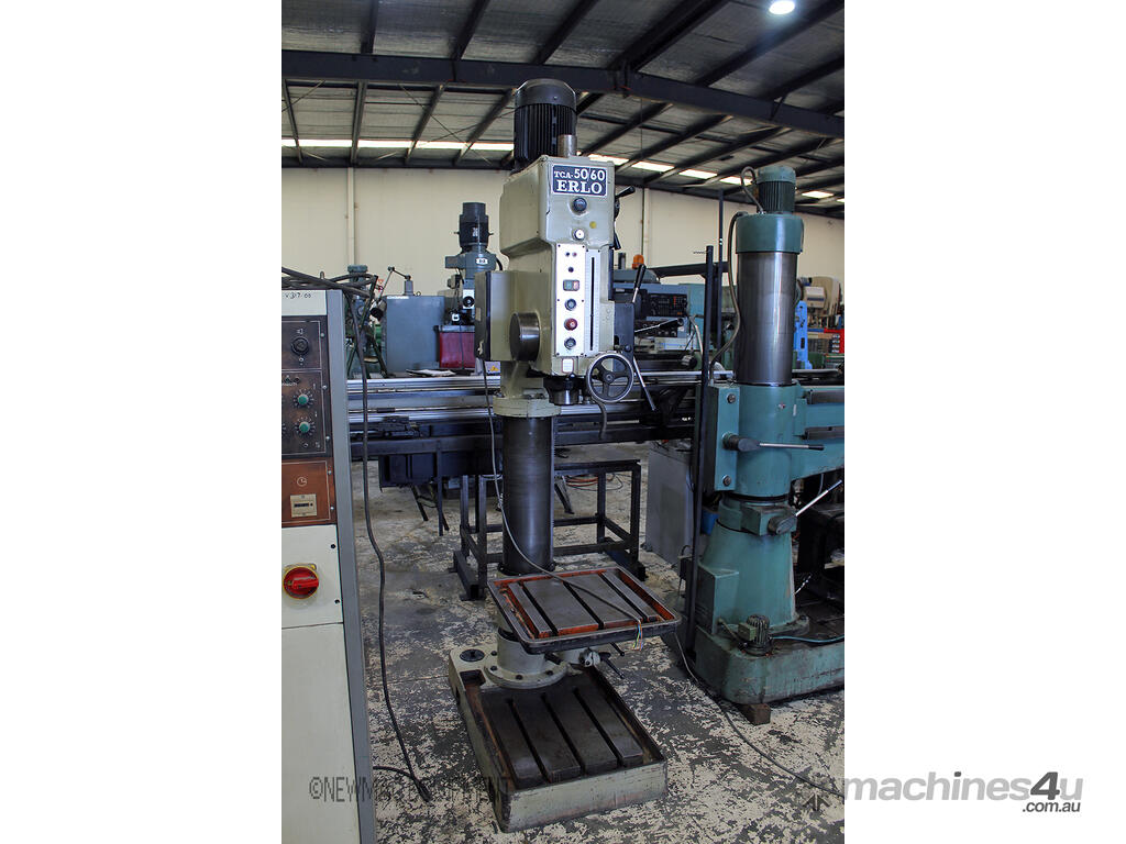 Used Erlo Erlo Tca Geared Head Drilling Machine Geared Head