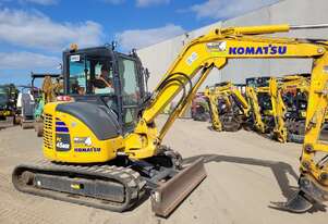 2022 KOMATSU PC45MR-5 5T EXCAVATOR WITH FULL CAB, TIER 1 SPEC, LOW 950 HRS