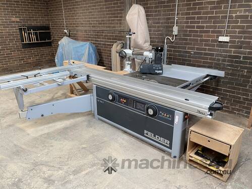 Used KF700s Felder combination panel saw (Built 2017) + powerfeed + extractor 