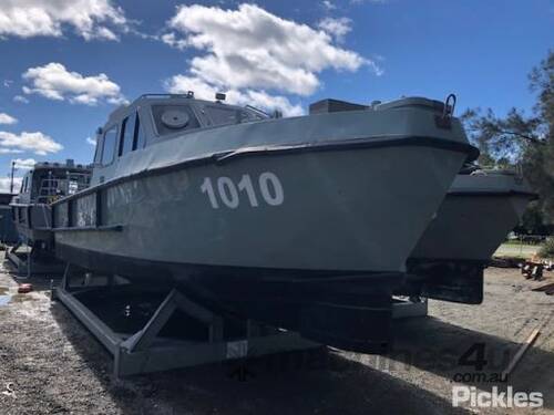 1992 Survey Motor Boat John Gowland Aluminum Boat