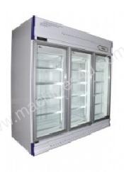 caption Anvil GDJ1880 Triple Glass Door Upright Fridge(161
