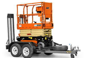 New JLG ES1932 + 7X4 Trailer Package