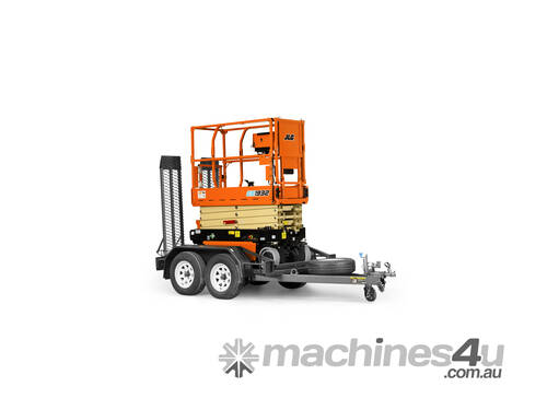 New JLG ES1932 + 7X4 Trailer Package