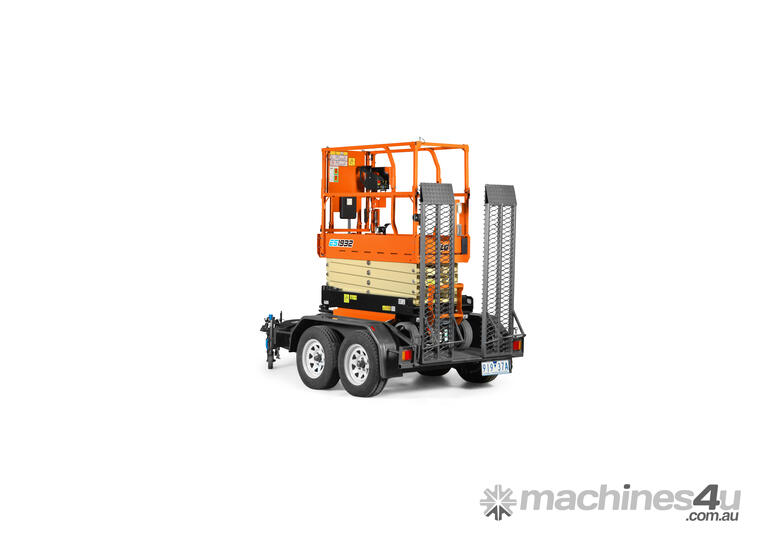 New JLG ES1932 + 7X4 Trailer Package