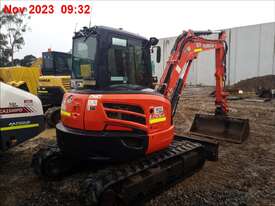FOCUS MACHINERY - 2020 KUBOTA U55 EXCAVATOR WITH CABIN 5.5T - Hire - picture1' - Click to enlarge