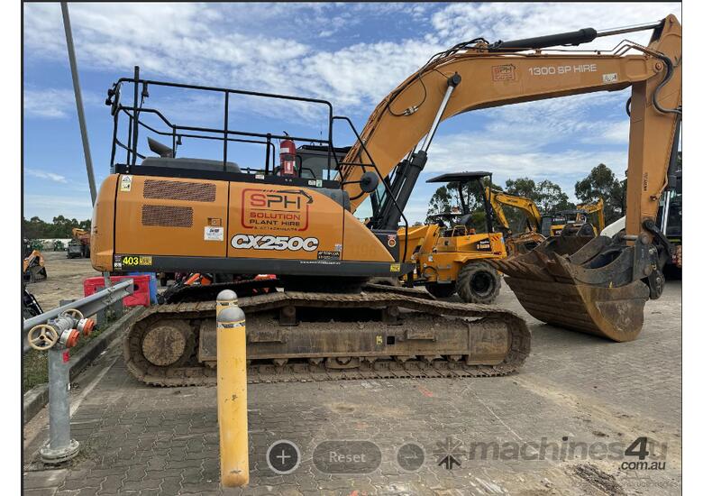 caption 2020 CASE CX250C Excavator - 25.1 Ton