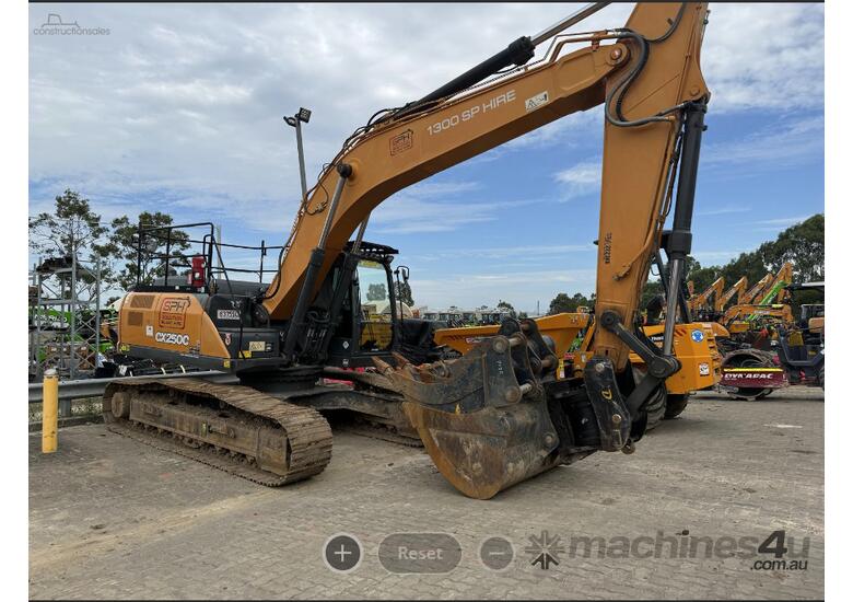 caption 2020 CASE CX250C Excavator - 25.1 Ton