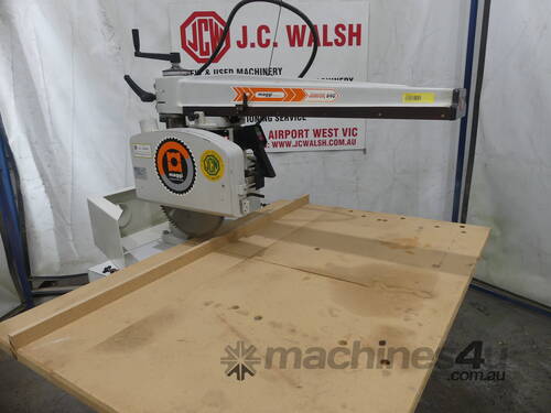 caption Maggi 400 mm Radial Arm Saw 3 HP/Single Phase - Model: Junior 640