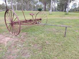 Vintage Horse Drawn Hay Rake - picture1' - Click to enlarge