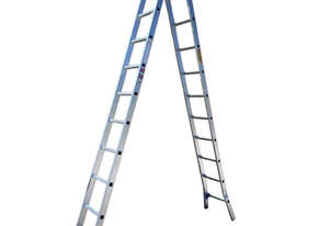 Aluminium Double Sided Step Ladder (150 kg Capacity) - 6M 11-Step (Multifunctional)