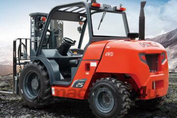   Heli 2.5ton Compact 4WD All Terrain Forklift / 3.7m lift / Diesel