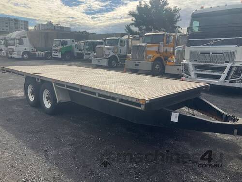 2001 Homemade Tandem Axle Flat Top Trailer