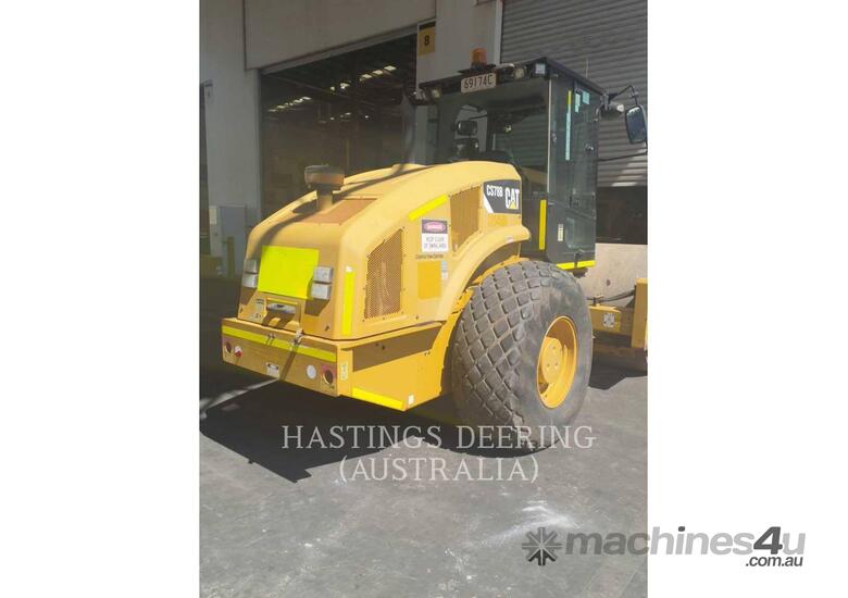 caption CAT CS78BLRC Vibratory Single Drum Smooth