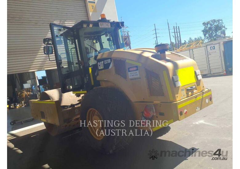 caption CAT CS78BLRC Vibratory Single Drum Smooth