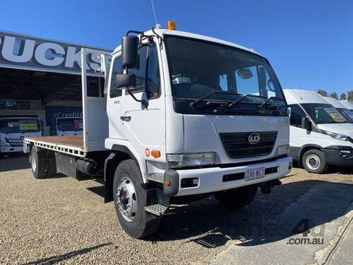 2010 UD PK9 White Tray Truck 7.7l 4x2