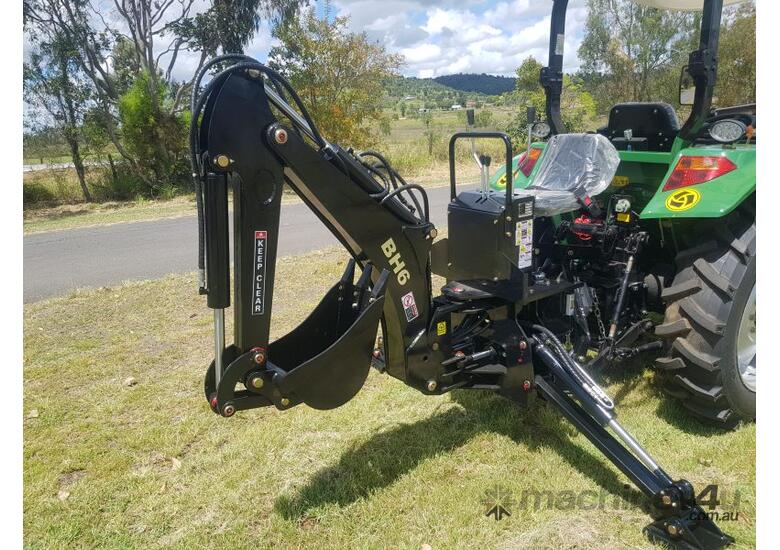 caption AgKing - Tractor Backhoe 3PL Attachment: BH6 - Inc Assembly & Oil