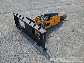 Unused GIYI Post Driver to suit Skidsteer Loader  - picture1' - Click to enlarge