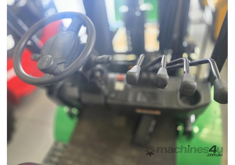 caption Hangcha Lithium Electric Forklift | 3.5T Capacity, 3500kg Lift | Solid Tyres and Side Shift