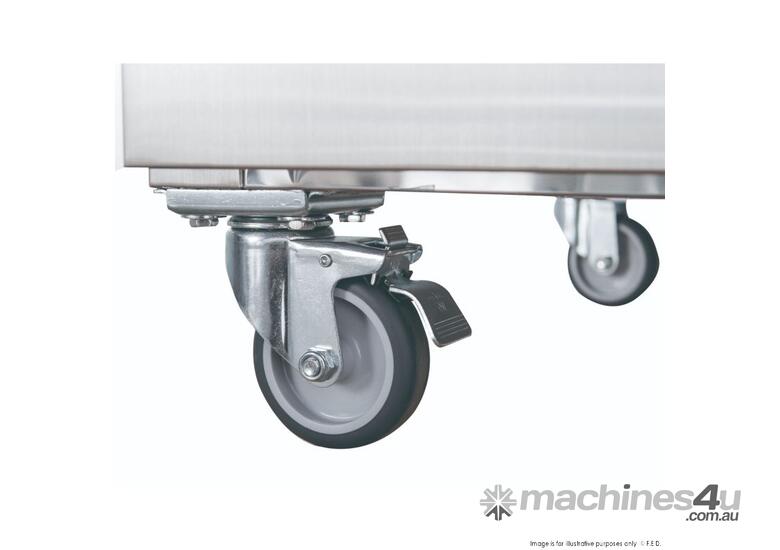 FED-X S/S Four Door Upright Fridge - XURC1200S2V