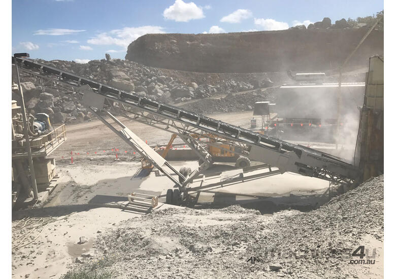 caption Precisionscreen SM12120 Wheeled Conveyor 100' (30 metre)