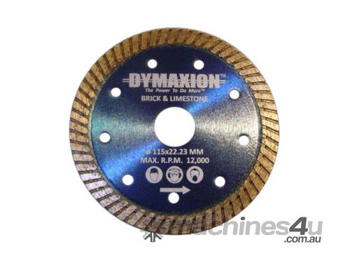 Dymaxion Diamond Blades Turbo for Cutting Brick
