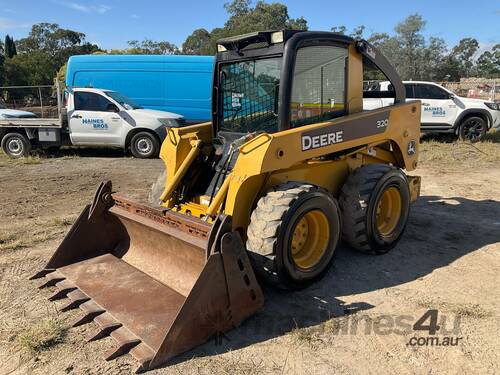 caption 2005 John Deere 320 Wheeled Skid Steer