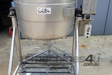 Stainless Steel Jacketed Kettle, 300Lt, 820mm Dia x 850mm H