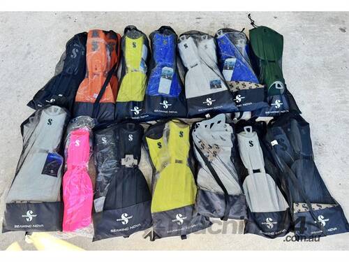 caption SCUBAPRO FINS IN VARIOUS SIZES