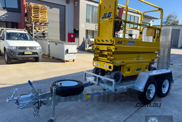   JLG 19ft Scissor lift on a new Trailer