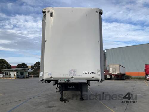 caption 2022 Krueger ST-3-38 Tri Axle Drop Deck Curtainsider A/B Combination