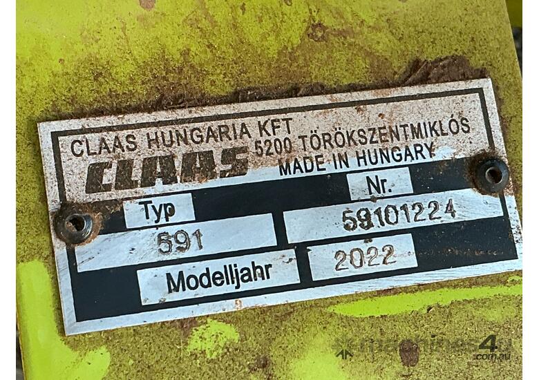 caption Claas 1230 Convio Draper Header Front