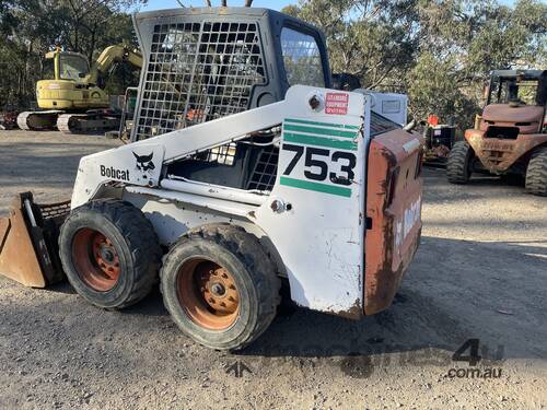 caption Bobcat 753 Skid Steer Loader