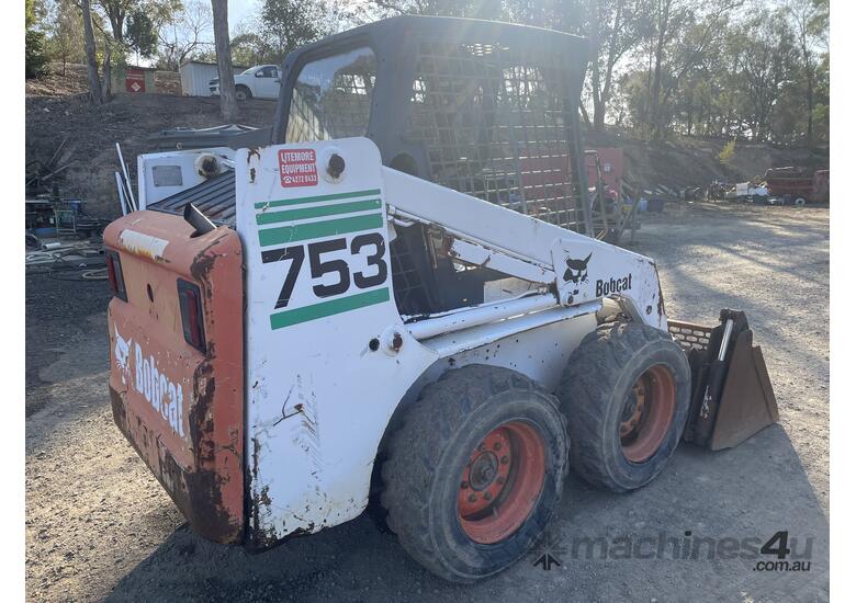 caption Bobcat 753 Skid Steer Loader