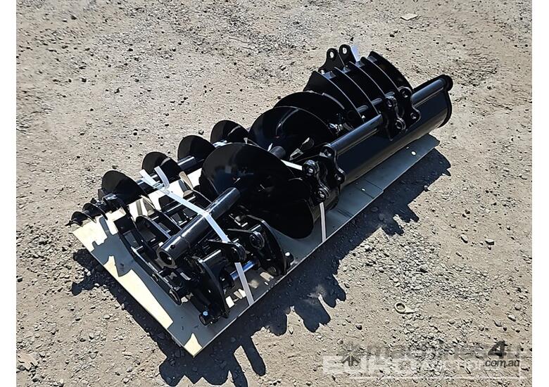 Unused Captok Qty (8 of), Quick Hitch, Rake, Ripper, Grabber, 20cm Auger, 30cm, Auger Rod, 800mm Buc