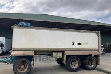 2015 Sloane Built Three Axle Dog Trailer Tri Axle Tipping Dog Trailer 2015 Sloane Built Three Axle Dog Trailer Tri Axle Tipping Dog Trailer