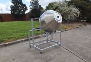 Stainless Steel Drum Pan Tumbling Tumble Mixer - 300L