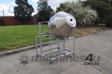 Stainless Steel Drum Pan Tumbling Tumble Mixer - 300L