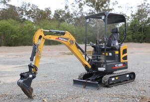 Yuchai U18 1.85ton Pro series mini excavator with hydraulic hitch