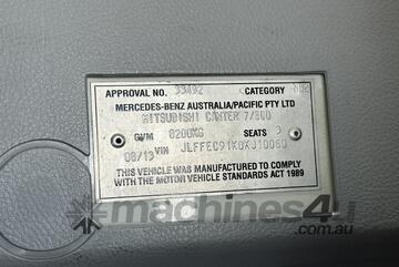 2013 Mitsubishi Fuso Canter 7/800 4x2 Tray Truck