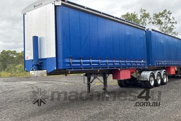 2005 OPhee Tri Axle Semi Trailer Tri Axle Tipping Curtainside Trailer Combination