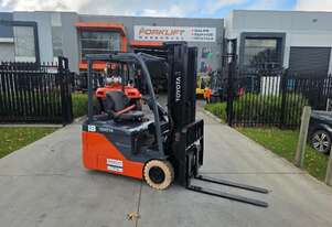 Toyota Forklift 1.8T 3 Wheel Electric - 2020 Model(Unit#:AU498)