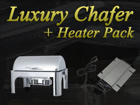 Rolltop Chafer S/S Including heating element - picture0' - Click to enlarge