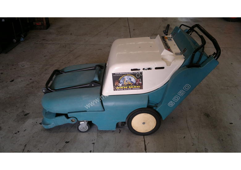 Used Tennant 6080 Walk Behind Sweeper Scrubber In Listed On