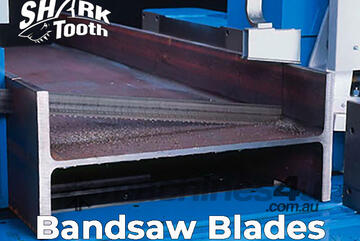 Shark-Tooth Bandsaw Blades Built for Steel Fabricators