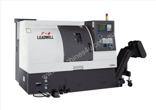 LEADWELL T-6/T-6M SLANT BED LINEAR GUIDE CNC LATHE